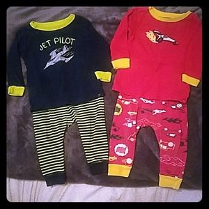 Two sets of baby gap pajamas